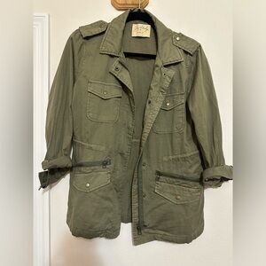 Velvet by Graham & Spencer Olive Utility Jacket